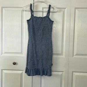 Smocked bodycon dress